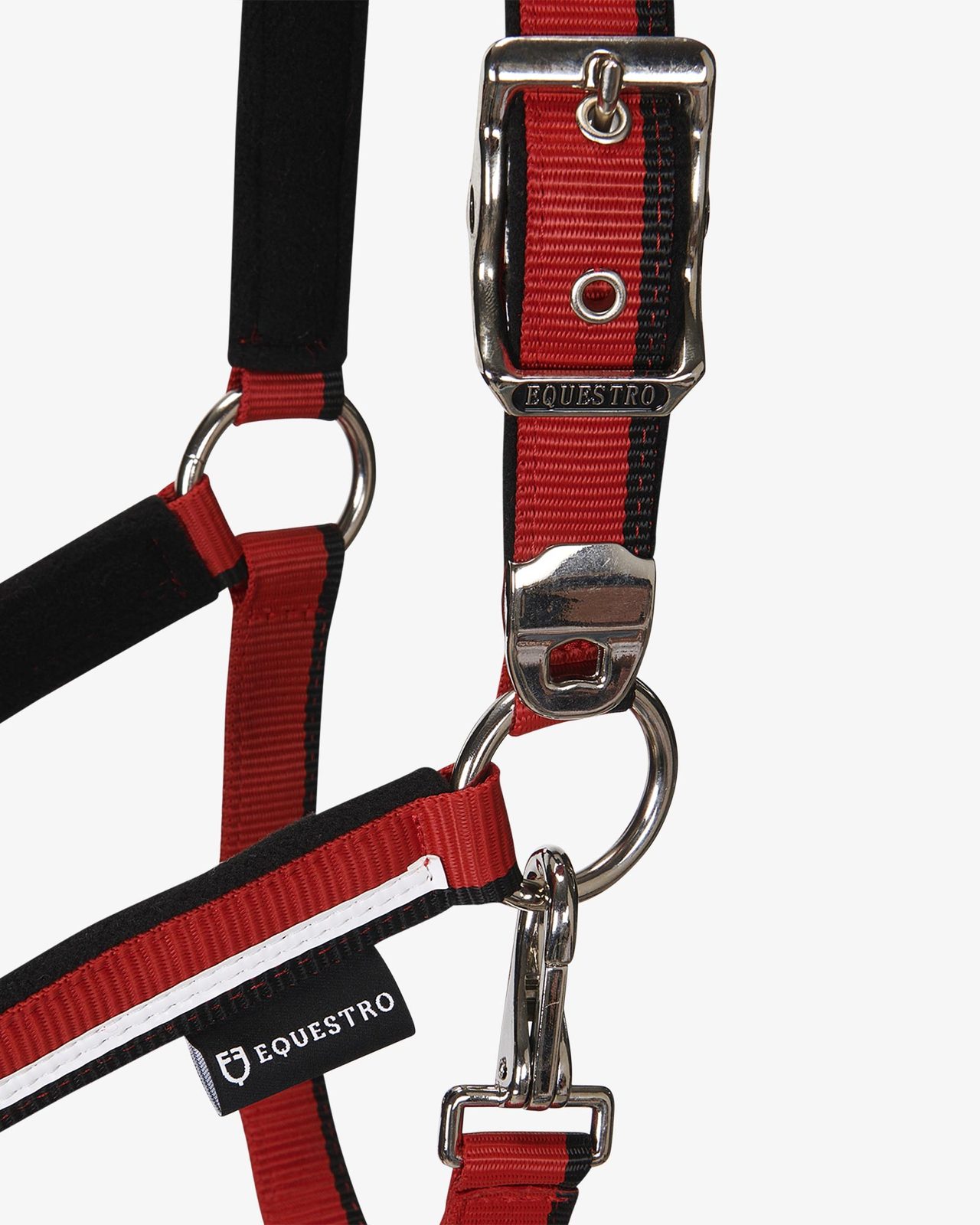 Halter with fleece padding and snap hook