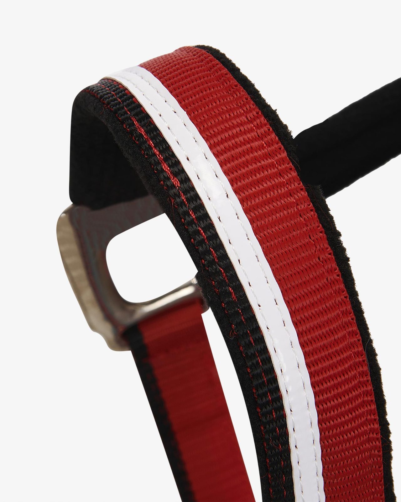 Halter with fleece padding and snap hook