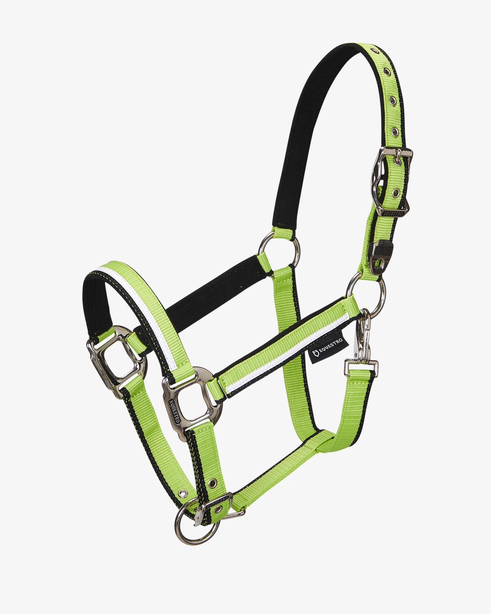 Halter with fleece padding and snap hook