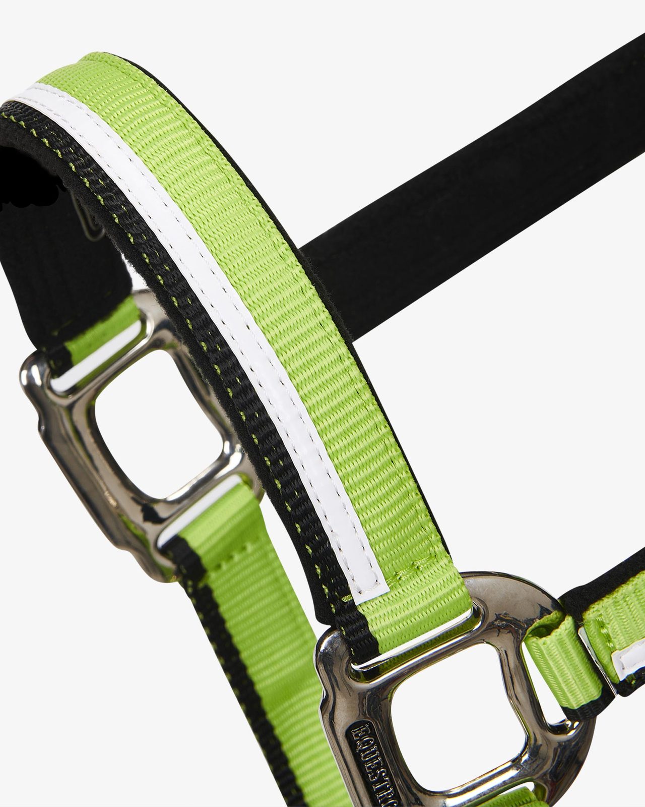 Halter with fleece padding and snap hook