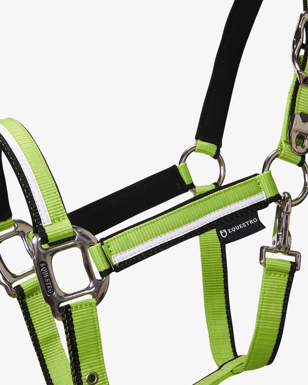 Halter with fleece padding and snap hook