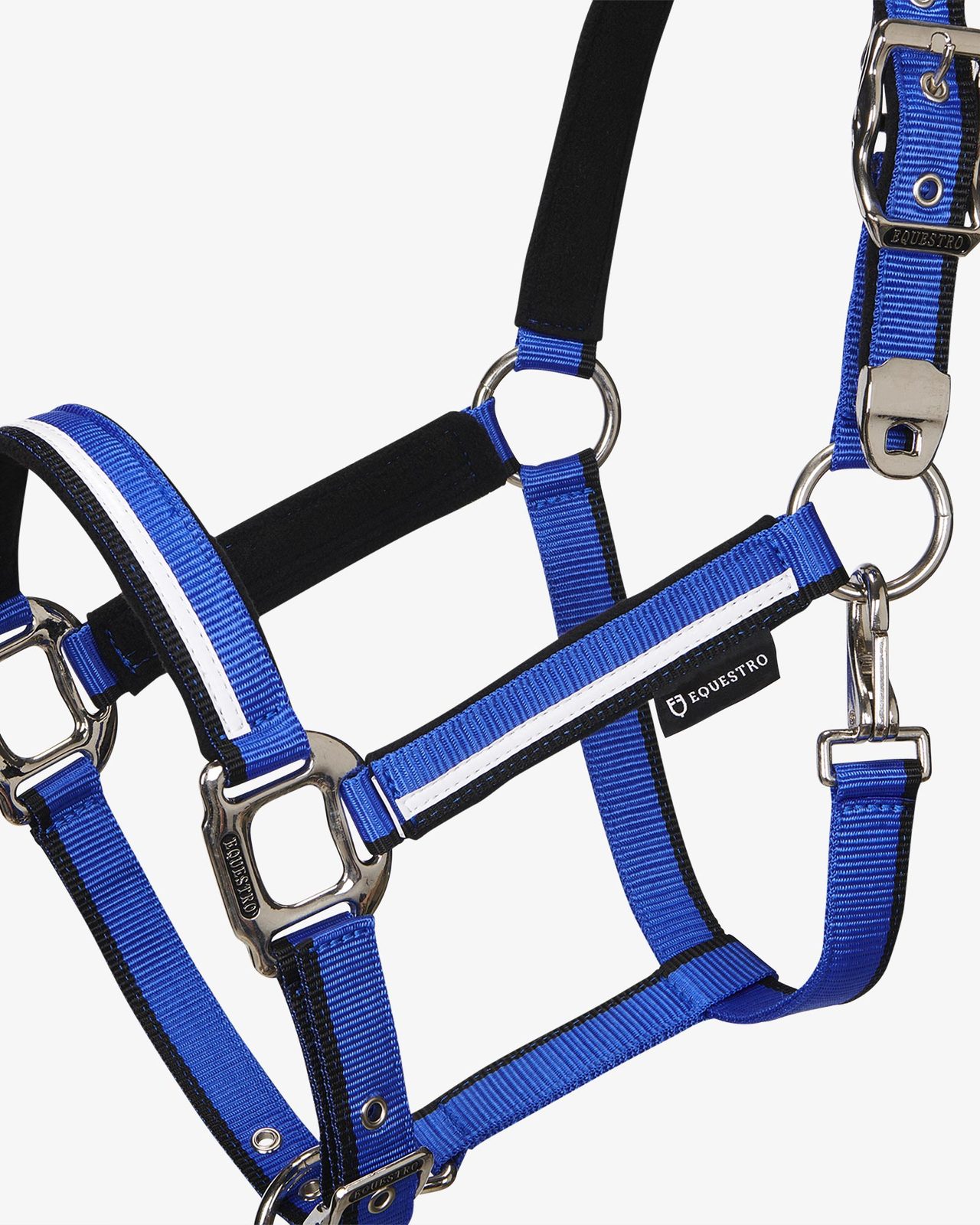 Halter with fleece padding and snap hook