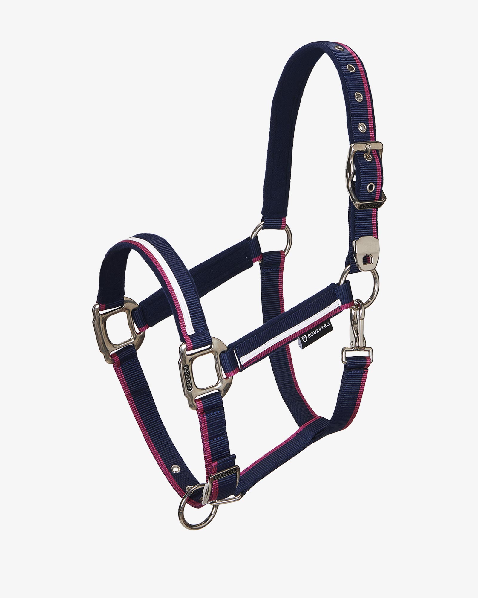 Halter with fleece padding and snap hook