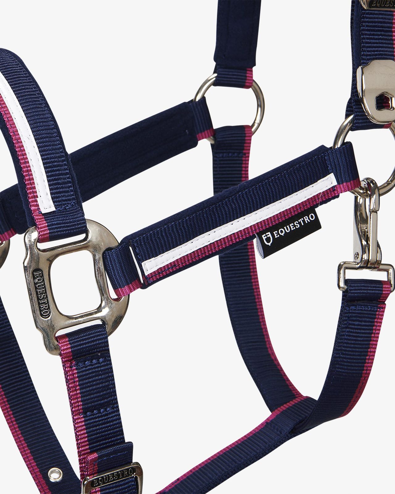 Halter with fleece padding and snap hook