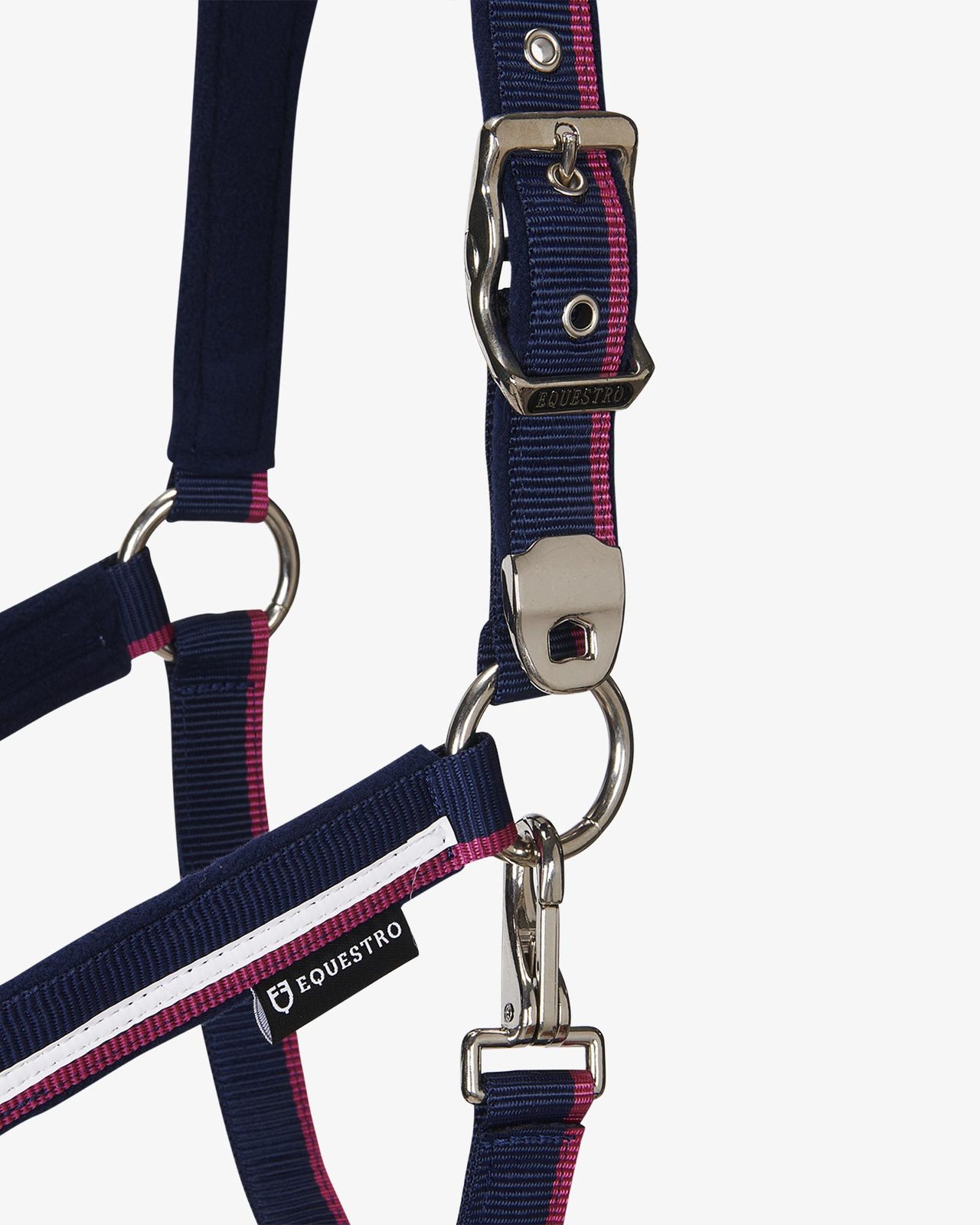 Halter with fleece padding and snap hook