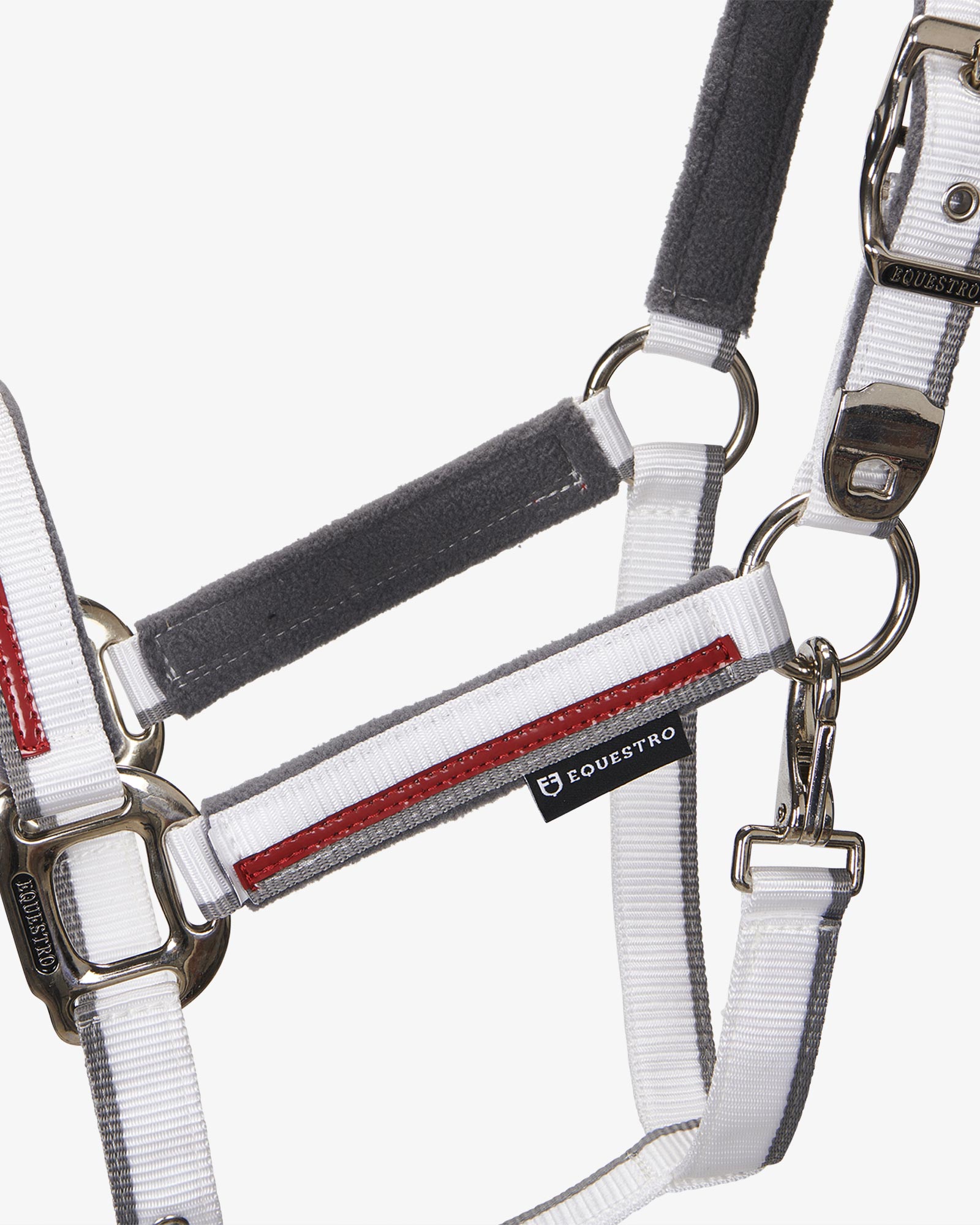 Cavezza In Nylon Riding World Per Cavallo – Rosso, Taglia Regolabile (Pony/Cavallo)