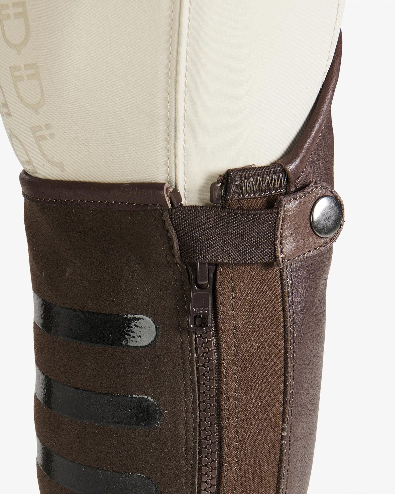 Unisex gaiters with silicone inserts