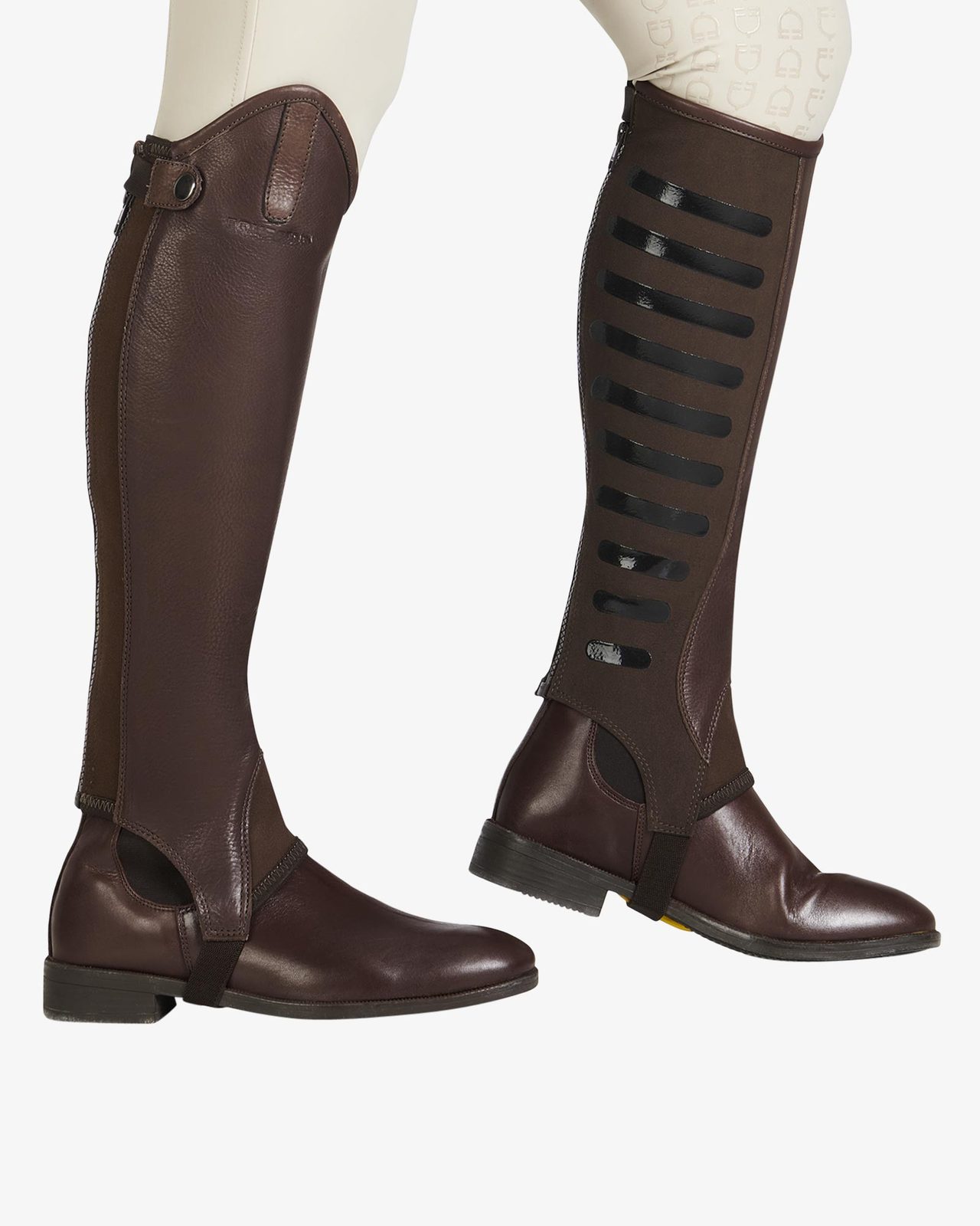Unisex gaiters with silicone inserts