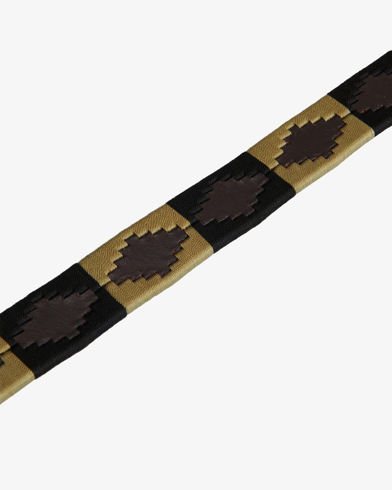 Leather belt with southwest patterm