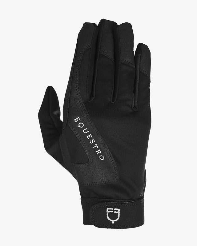 Technical fabric gloves with fleece lining