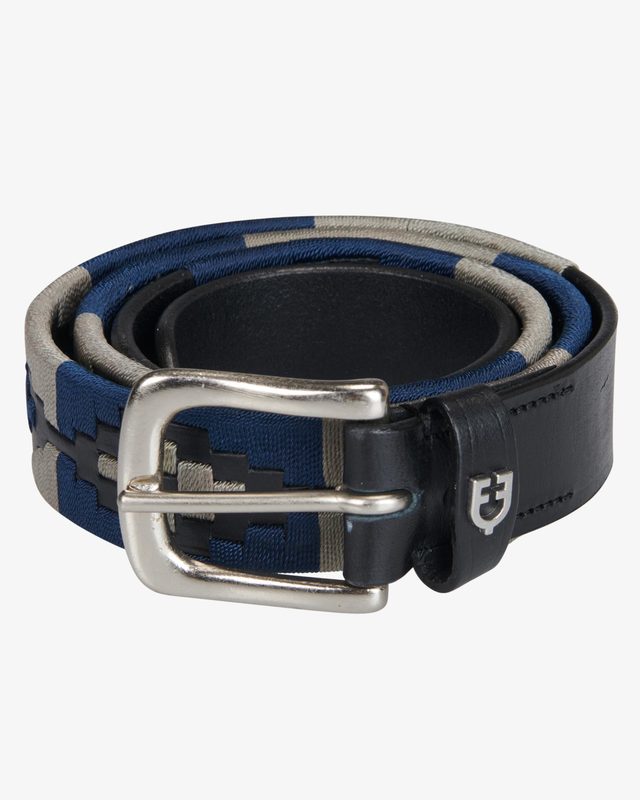 Leather belt with southwest patterm