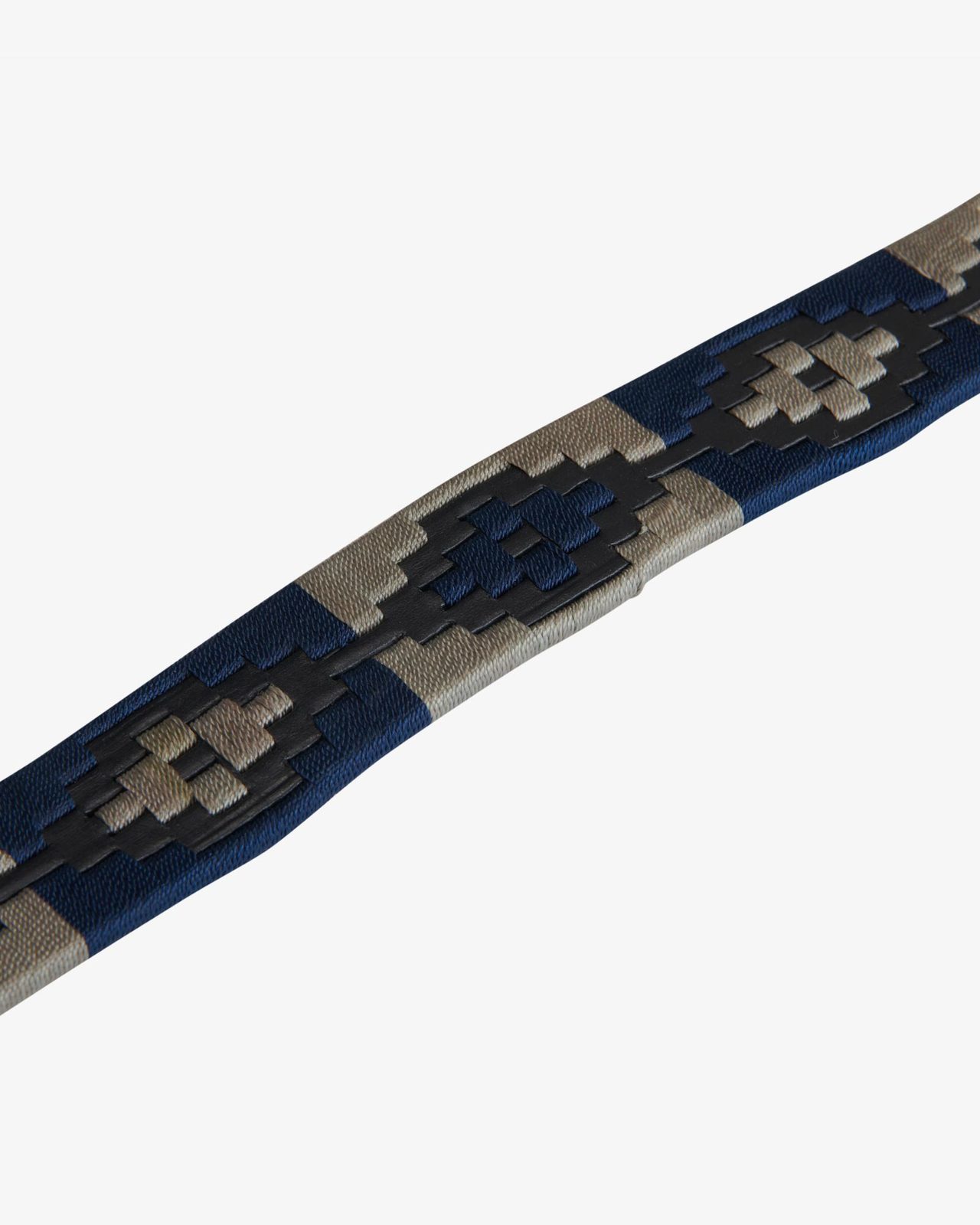Leather belt with southwest patterm