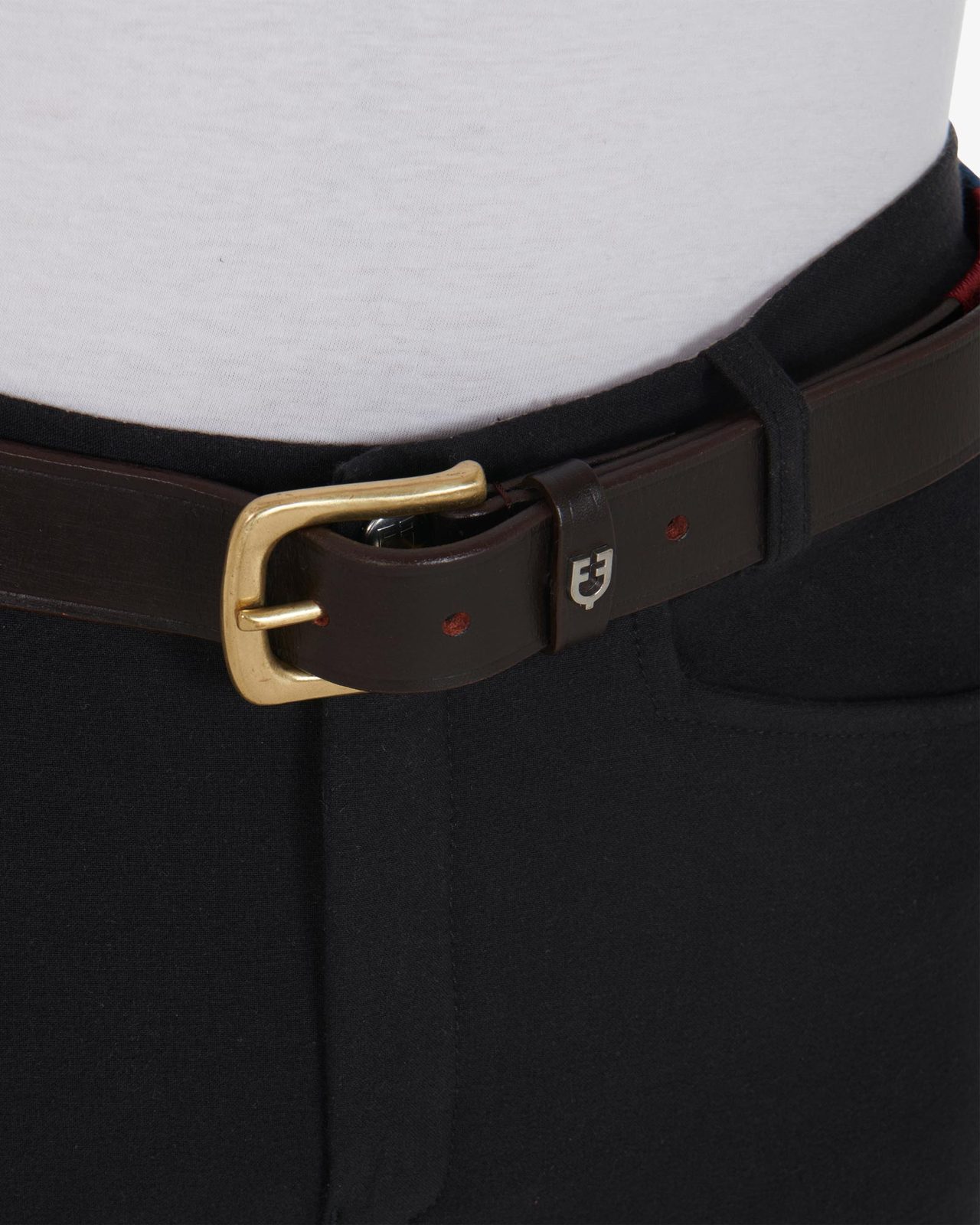 Leather belt with southwest patterm