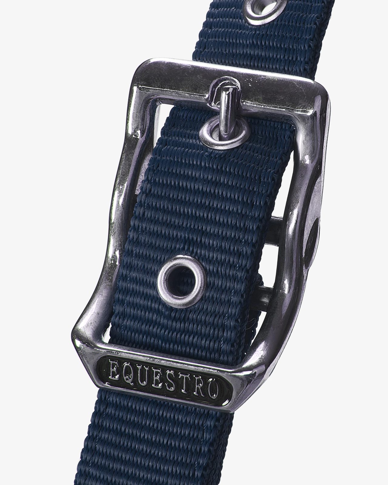 Halter with double adjustment and lead rope