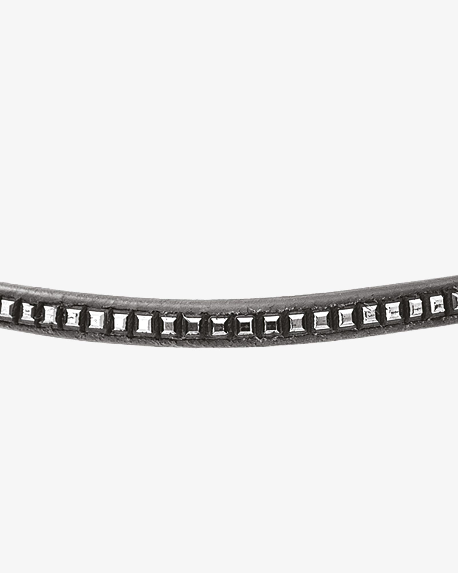 Frontalino Horze Columbia Con Cristalli - Nero, Forma A Fiocco, Chiusura A Strappo - Foto 5