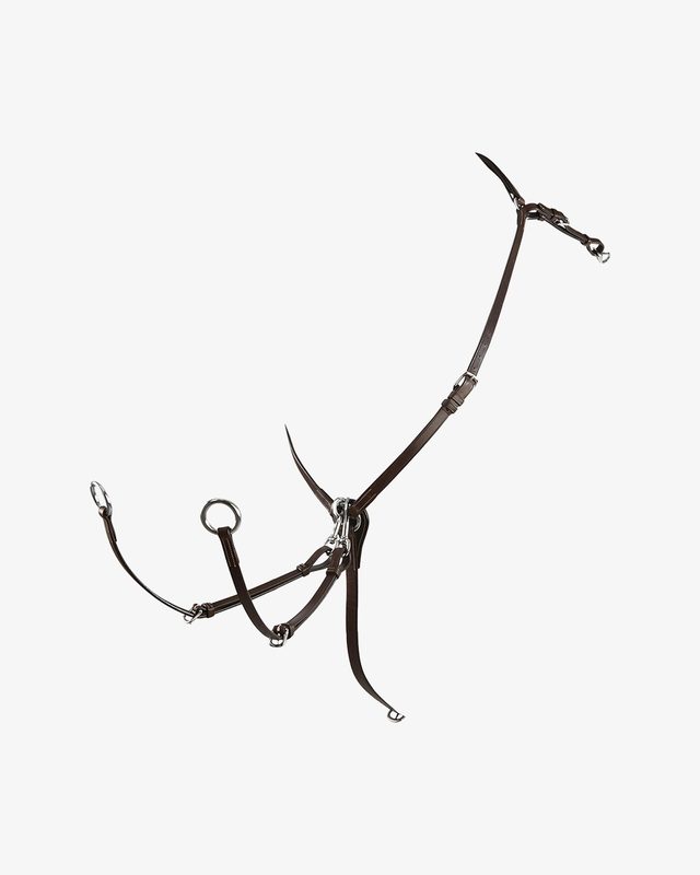 Tanned leather fork hunting breastplate