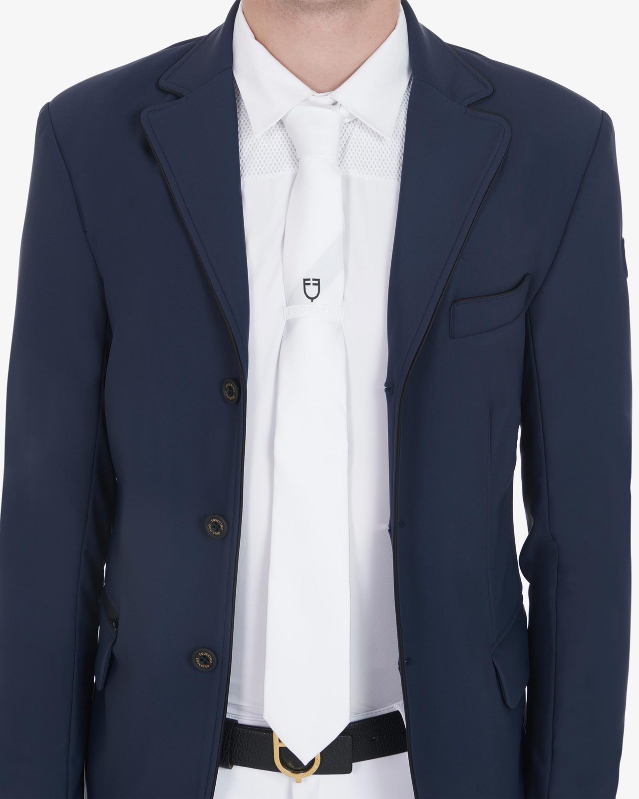 Competition tie with embroidered logo