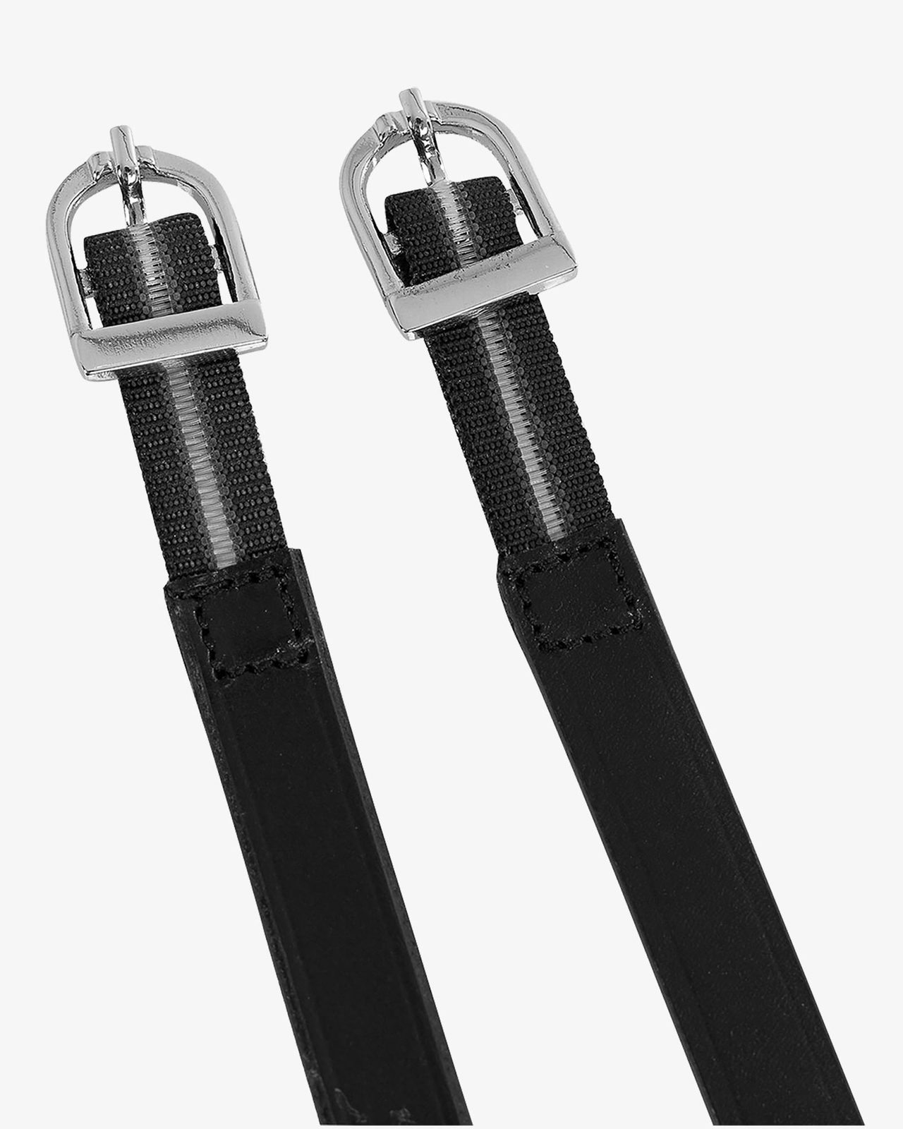 Lacciolini per speroni in cuoio e inserto elastico