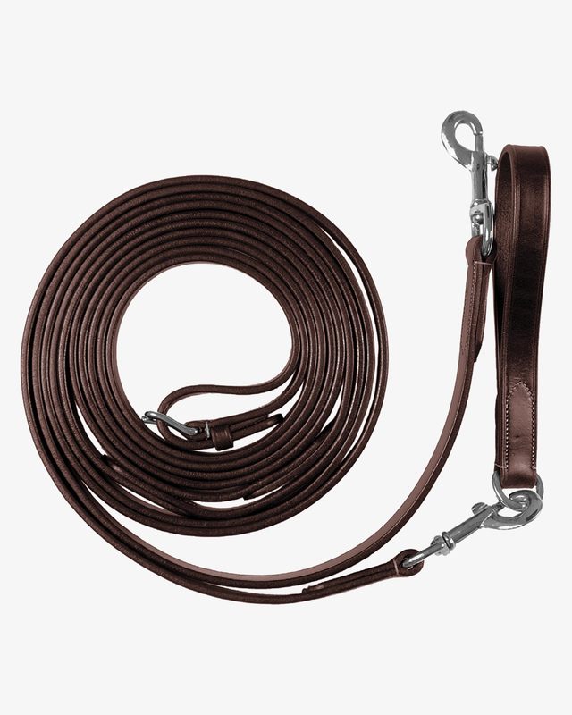 Leather draw reins