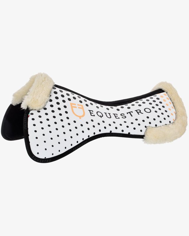 Ecowool memory foam pad with silicone grip and logo