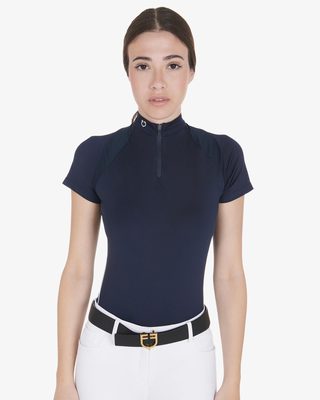 Polo tecnica donna slim fit da allenamento