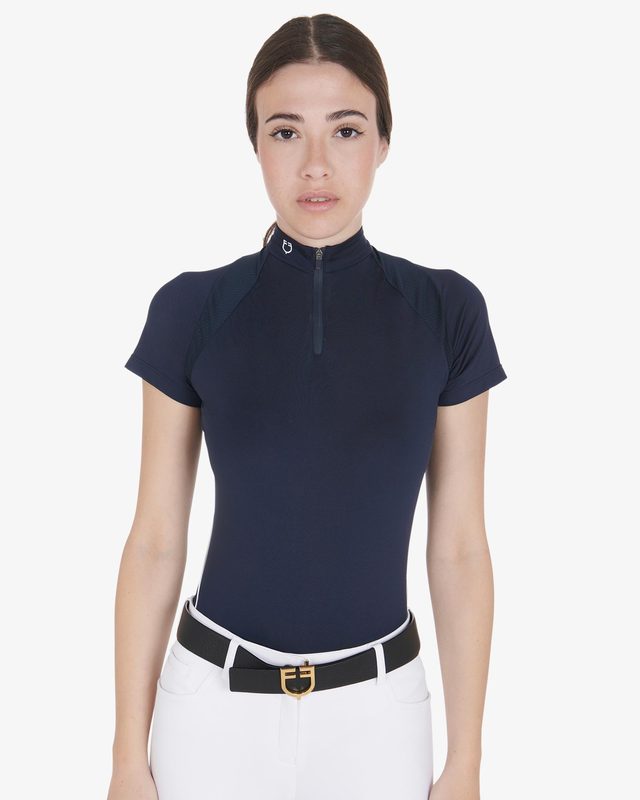 Polo tecnica donna slim fit da allenamento