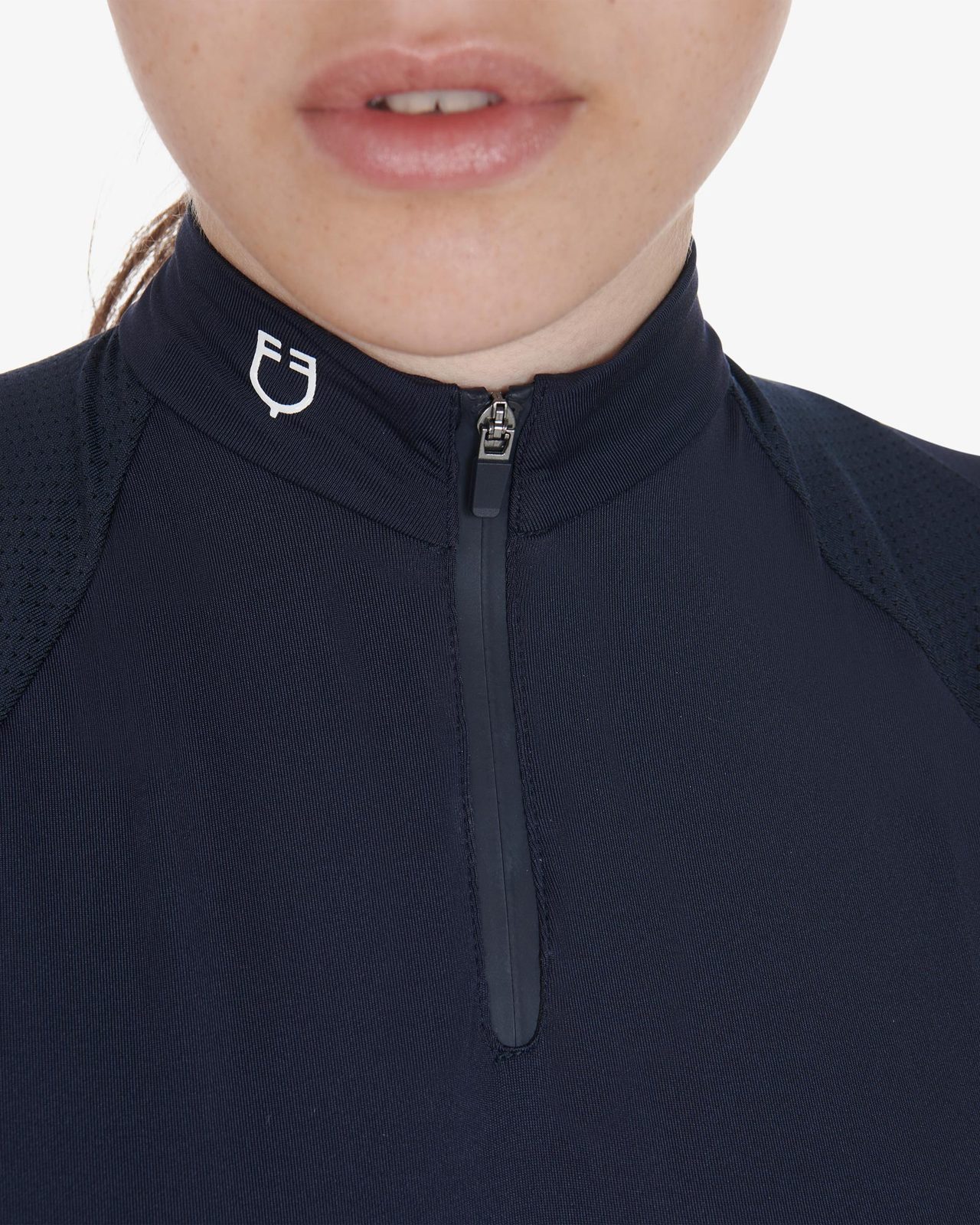 Polo tecnica donna slim fit da allenamento