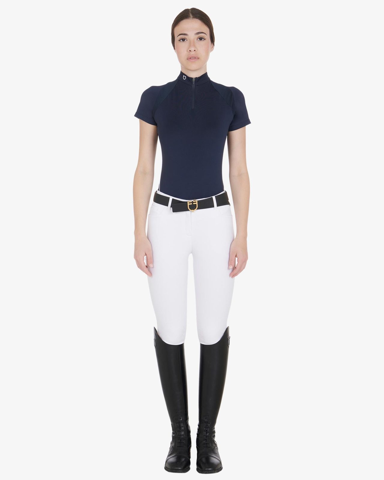 Polo tecnica donna slim fit da allenamento