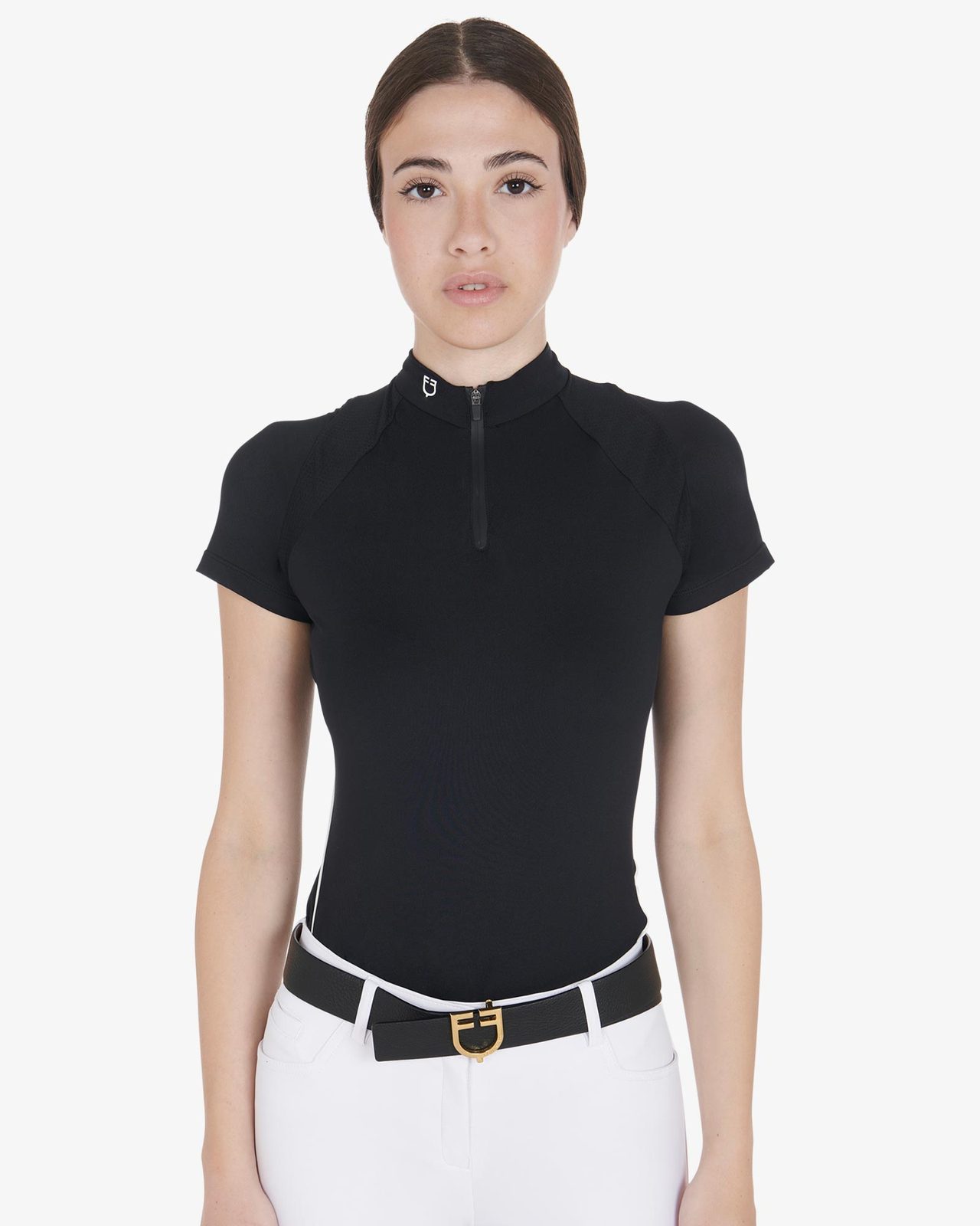 Polo tecnica donna slim fit da allenamento