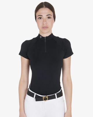 Polo tecnica donna slim fit da allenamento