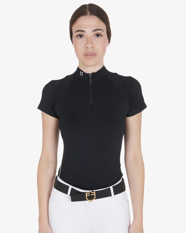 Women's slim fit technical training polo shirt
