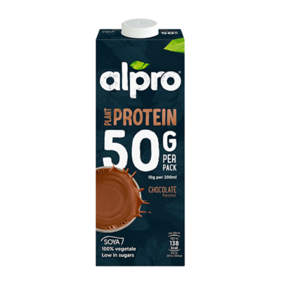 ALPRO PROTEIN 50g Bevanda Vegetale Proteica alla Soia Gusto Cioccolato 1l