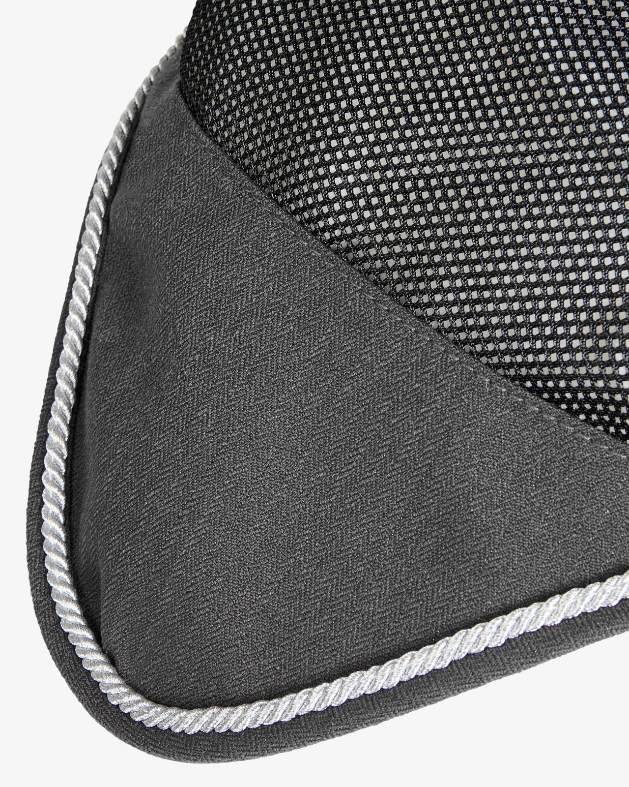 Cuffietta cavallo in cotone e tessuto mesh traforato