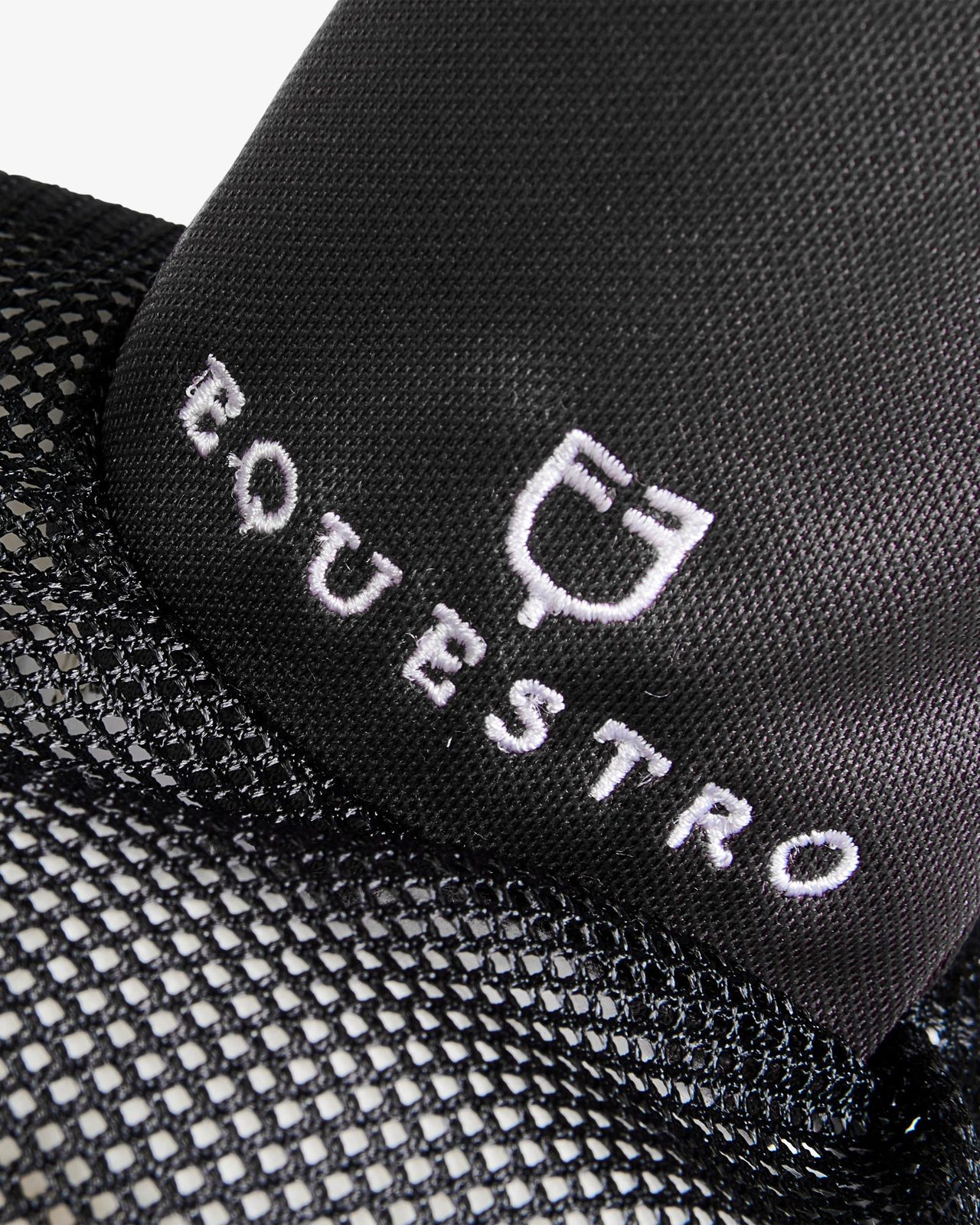 Cuffietta cavallo in cotone e tessuto mesh traforato