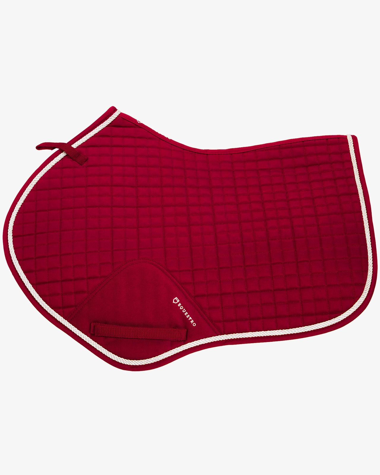 Shaped jumping saddle pad in cotton