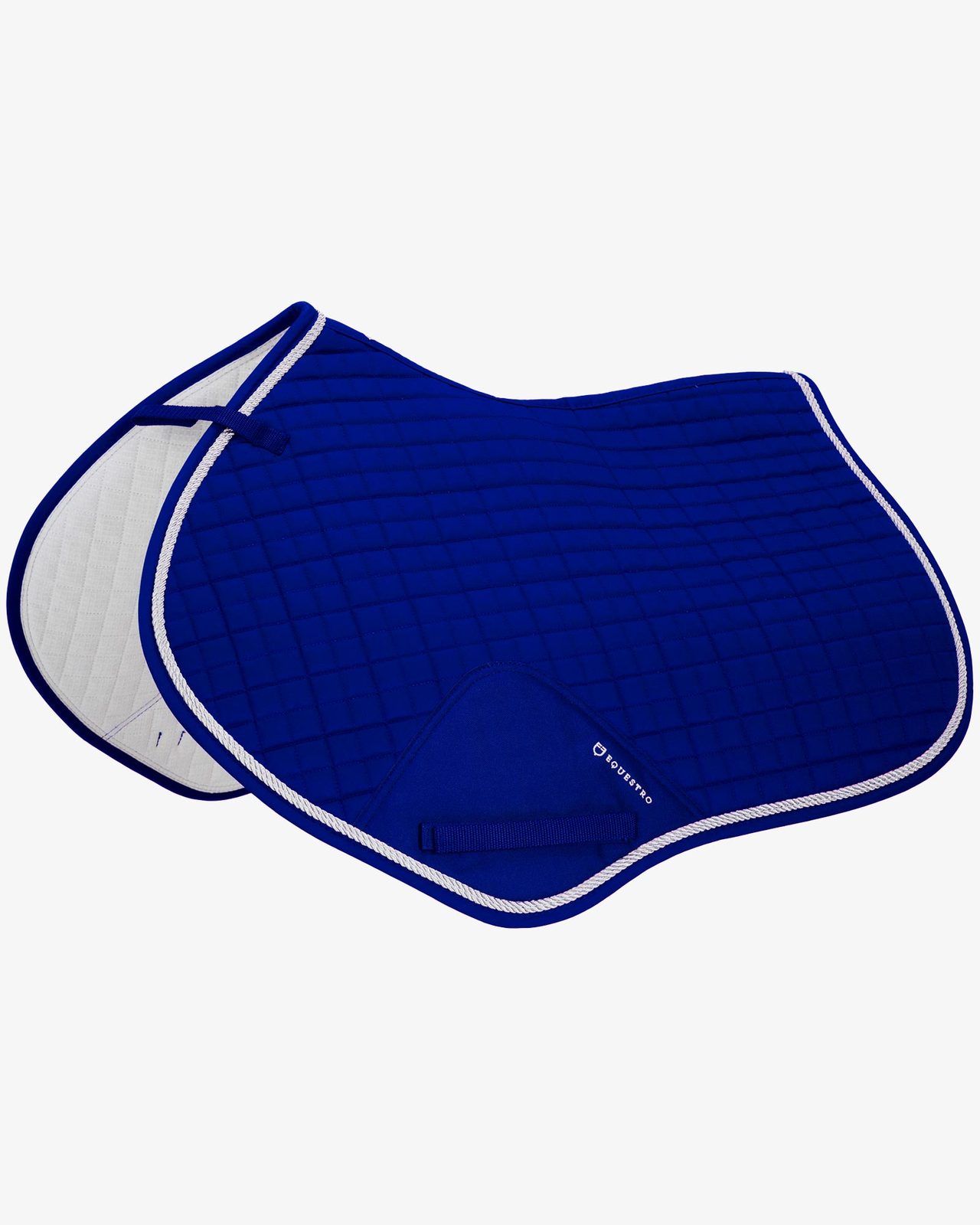 Shaped jumping saddle pad in cotton