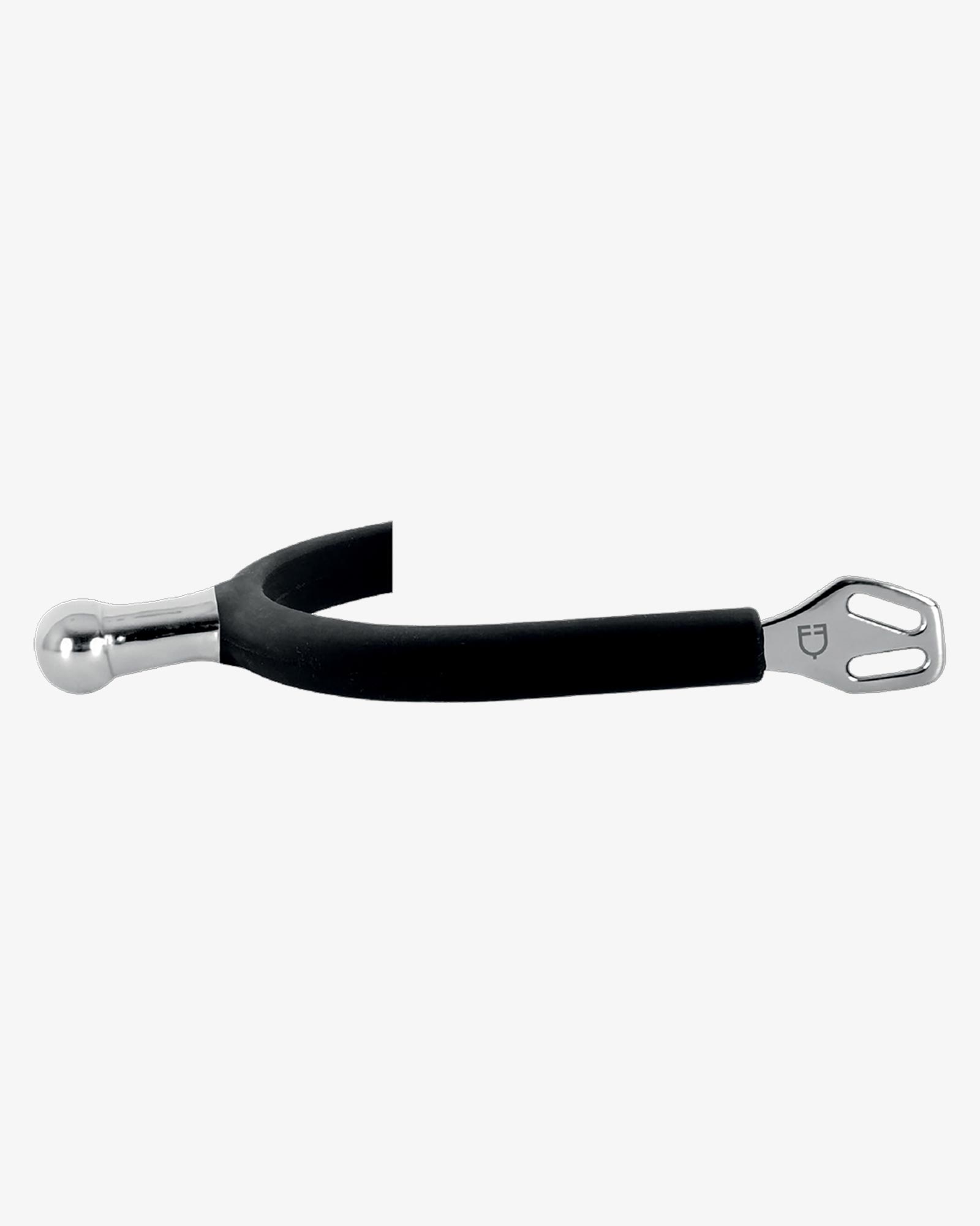 English rubber-coated drop spurs