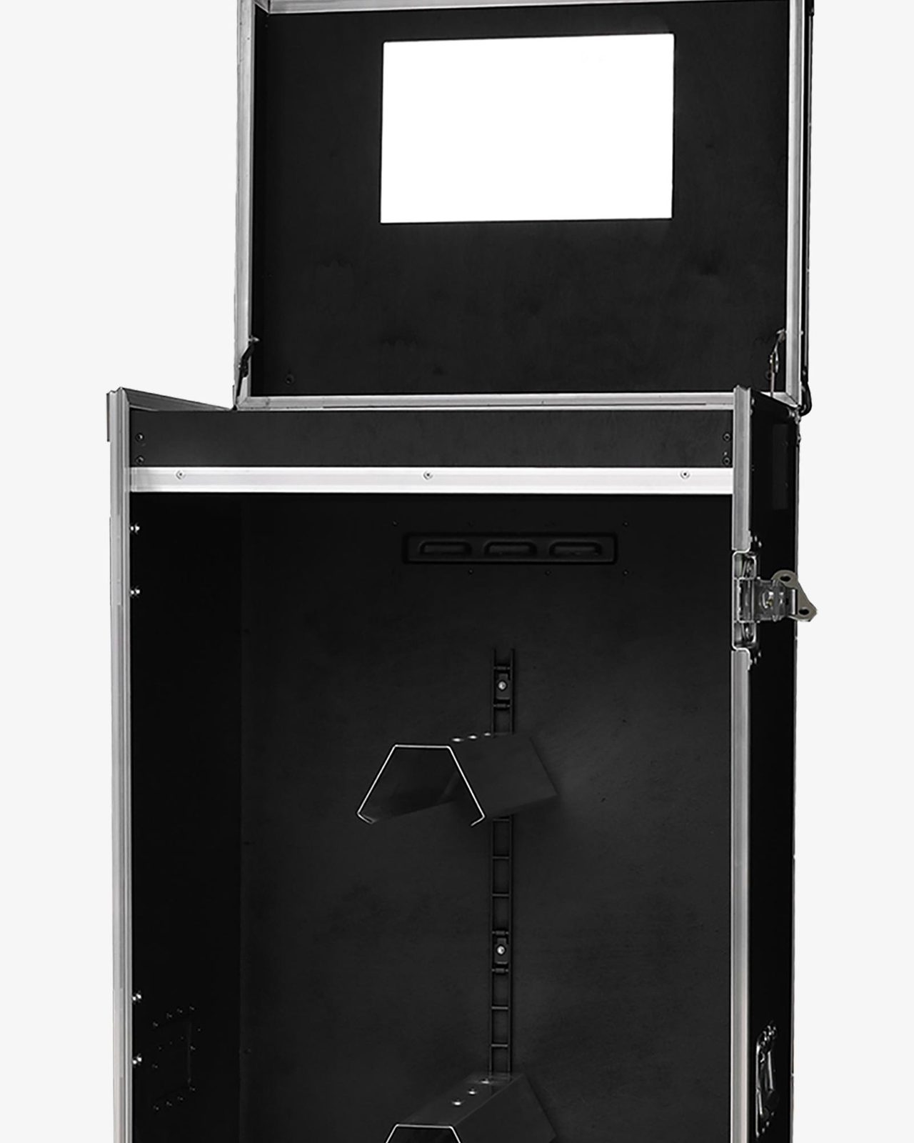 Vertical saddle trunk rubber coated