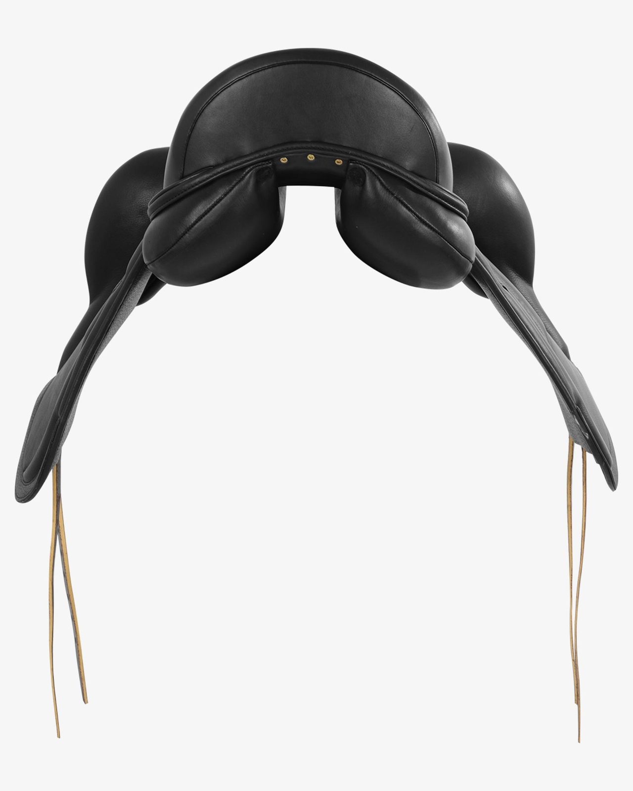Dressage leather monoflap saddle
