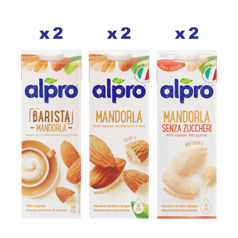 ALPRO BOX Mandorla: Classico, Barista e Zero Zuccheri | Alproshop.it