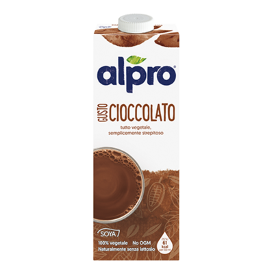 ALPRO CIOCCO Bevanda Vegetale alla Soia Gusto Cioccolato 1l