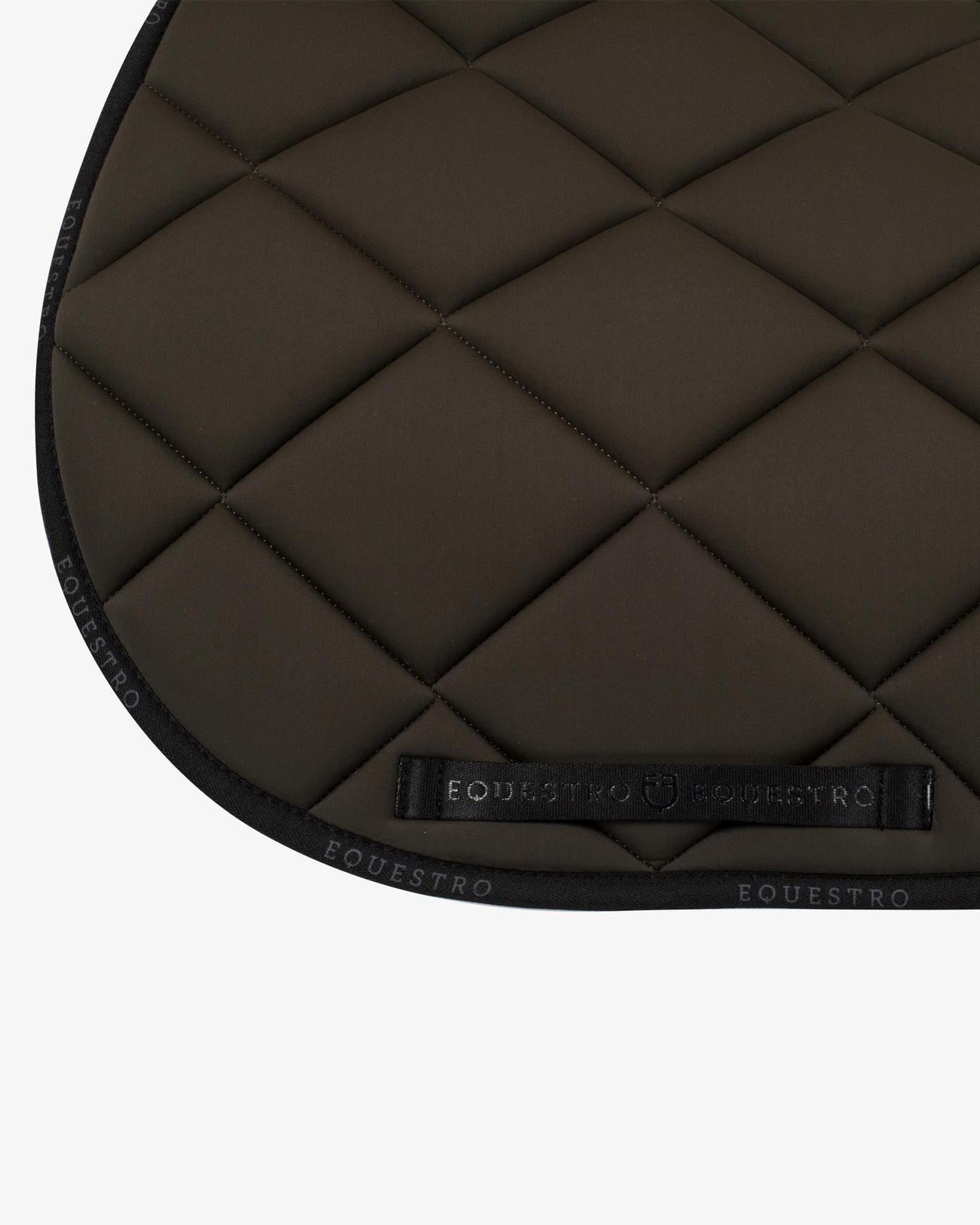 Jumping saddle pad technical fabric with logo
