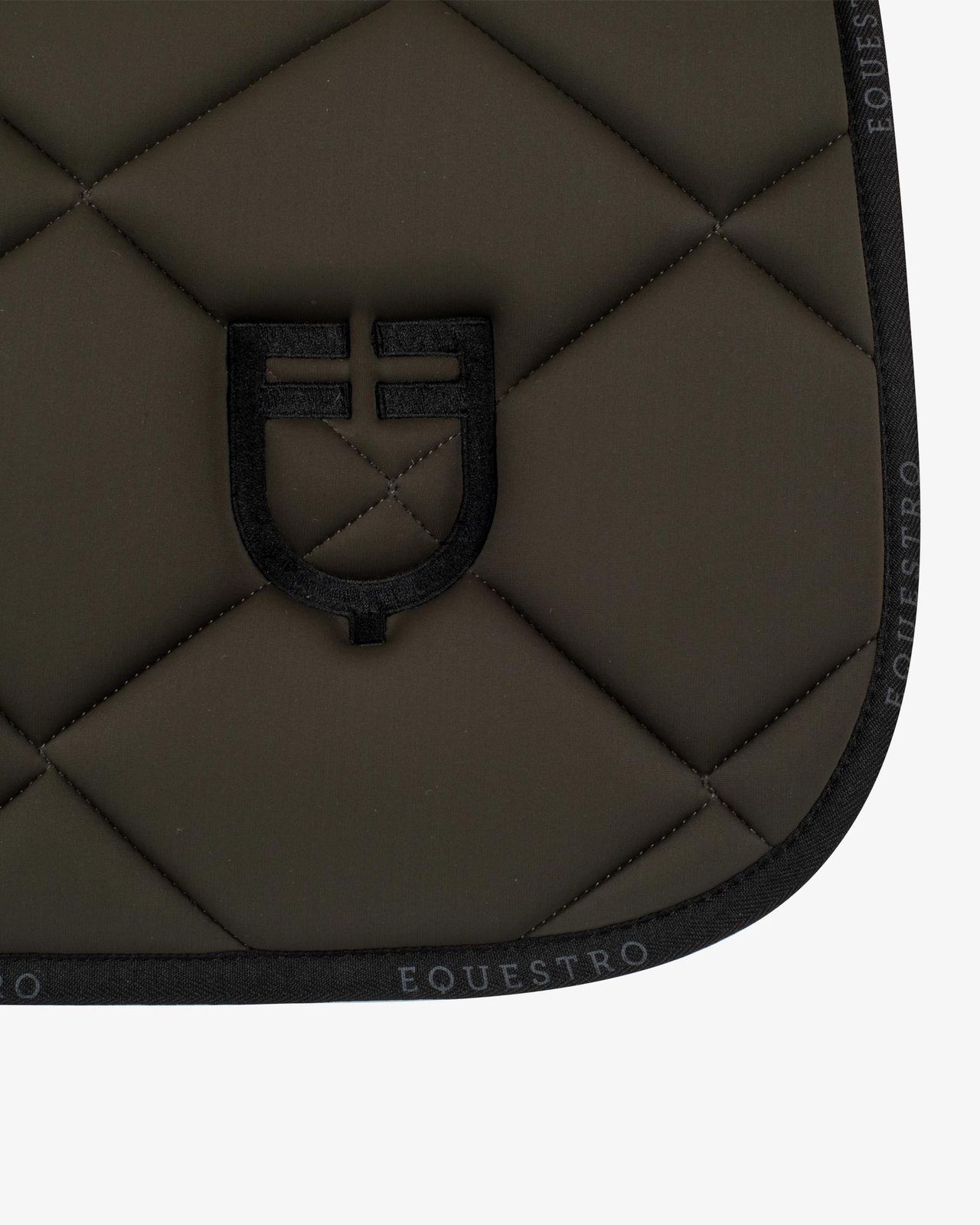 Jumping saddle pad technical fabric with logo