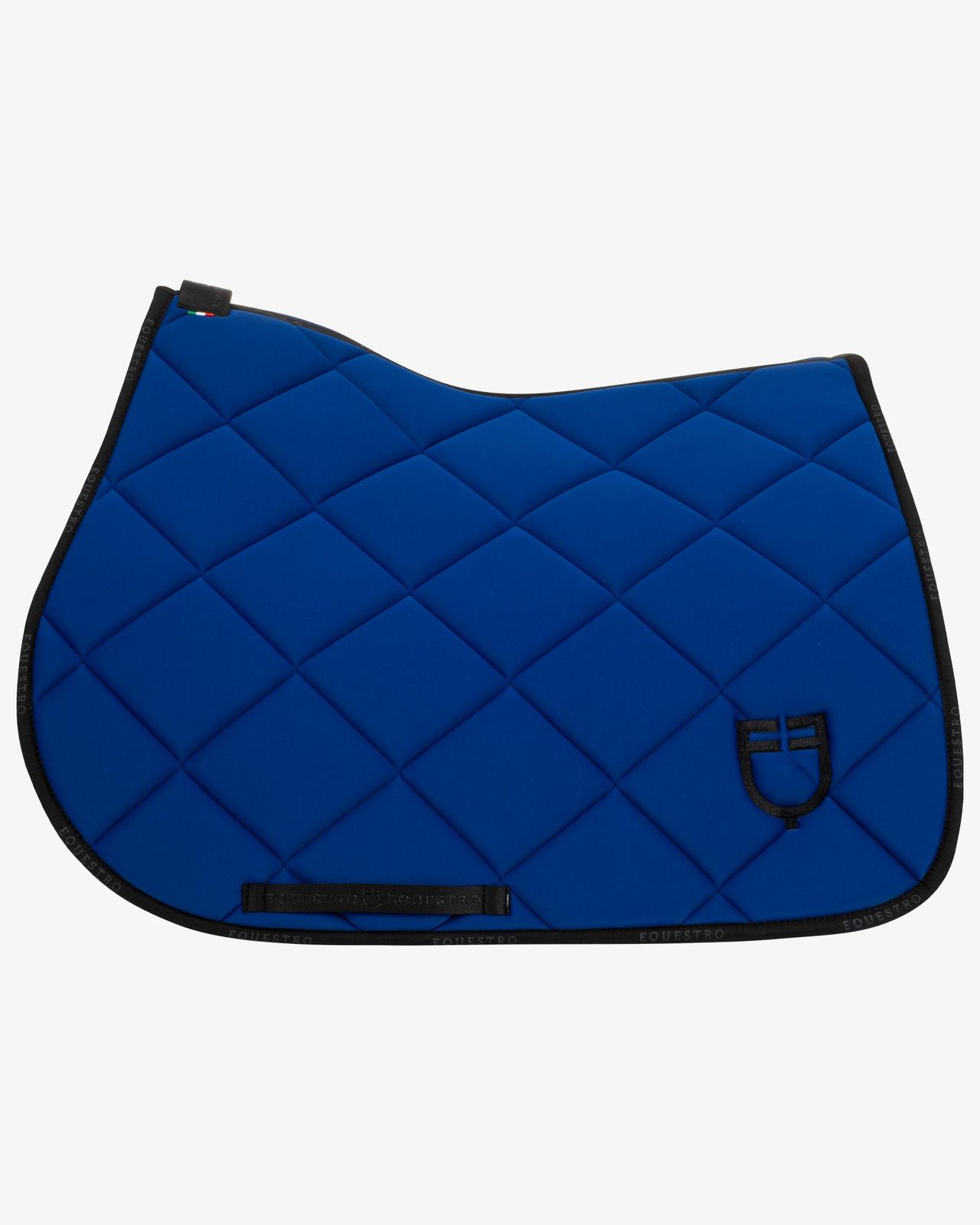 Jumping saddle pad technical fabric with logo