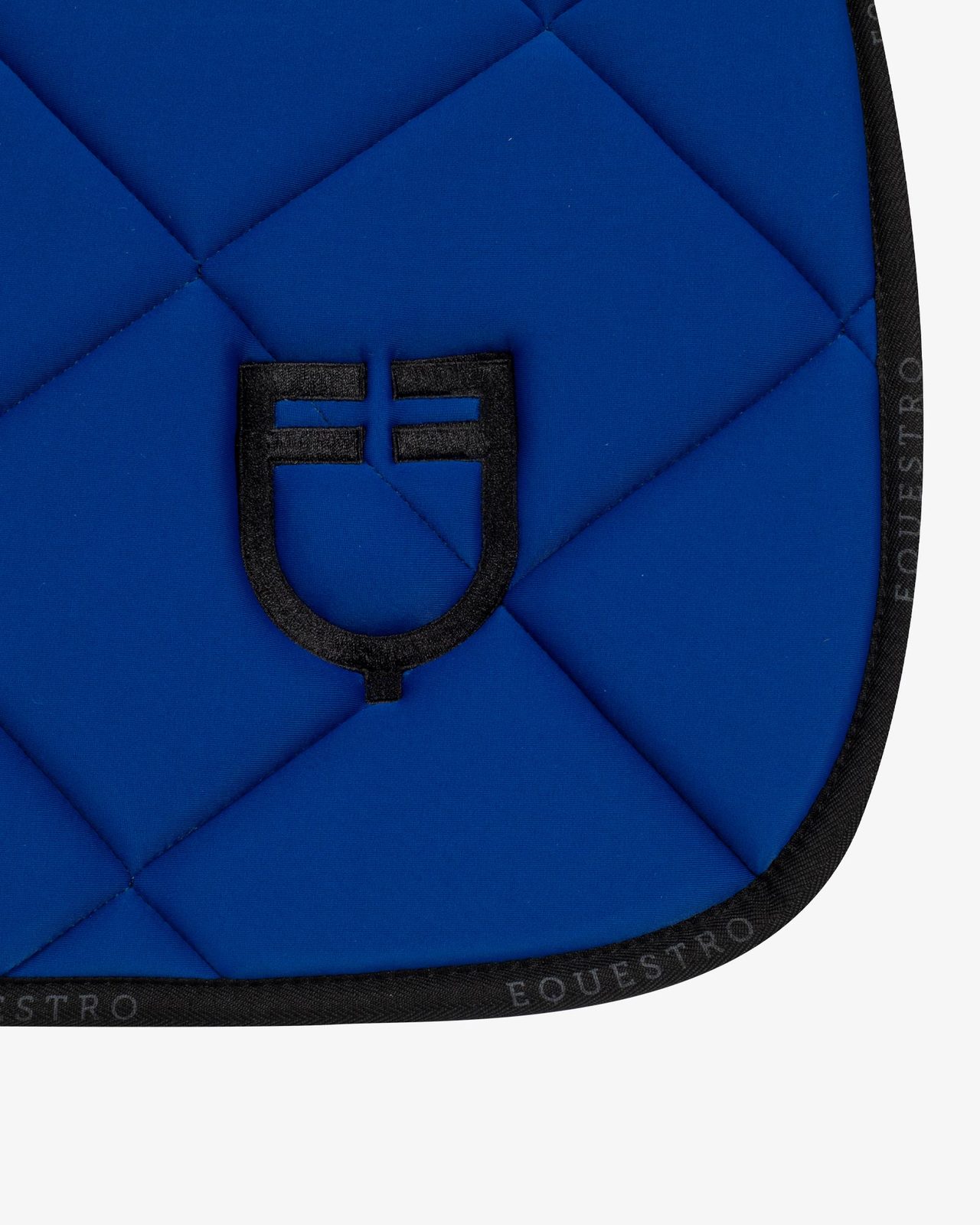 Jumping saddle pad technical fabric with logo