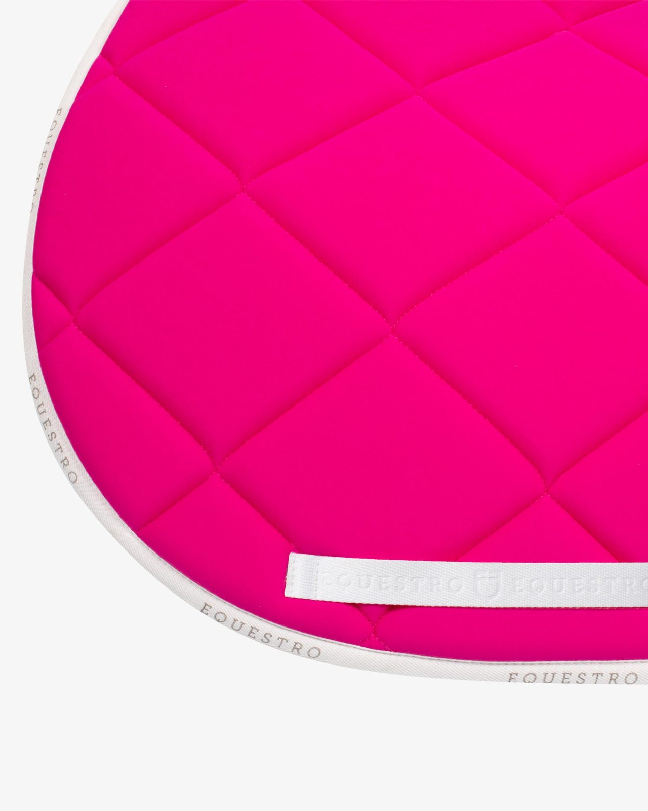 Jumping saddle pad technical fabric with logo