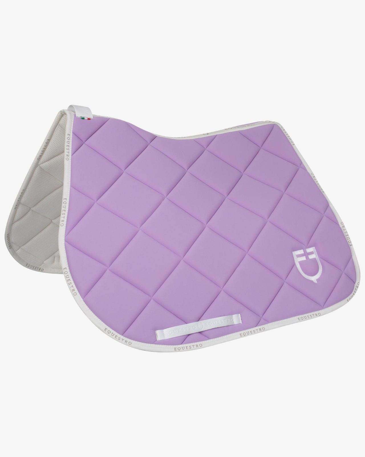 Jumping saddle pad technical fabric with logo