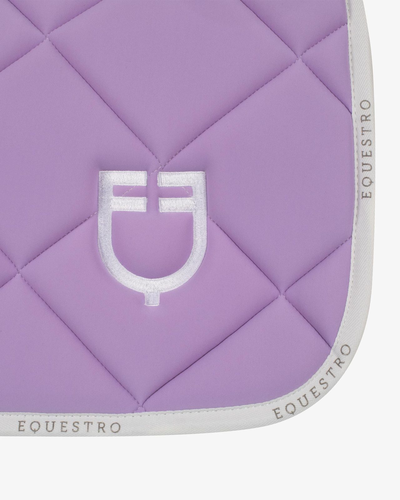 Jumping saddle pad technical fabric with logo