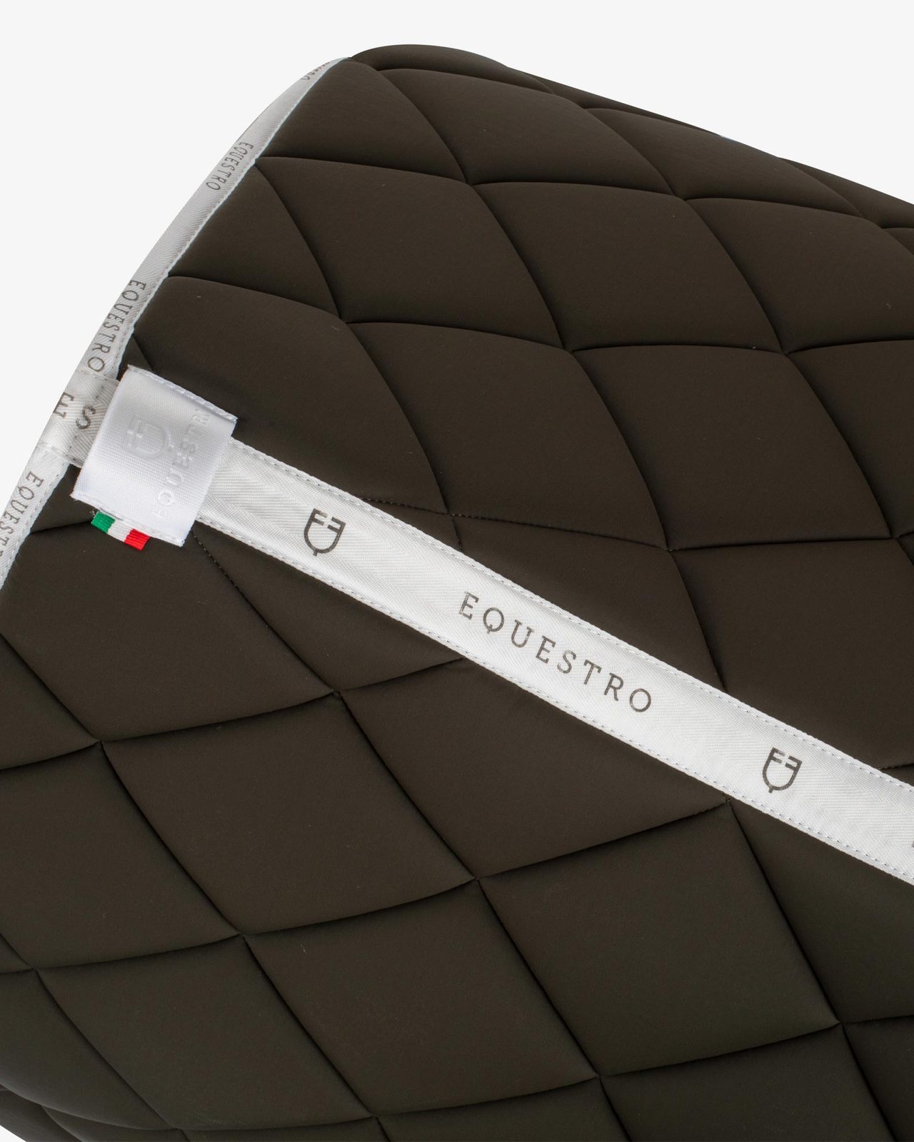 Dressage saddle pad technical fabric with logo