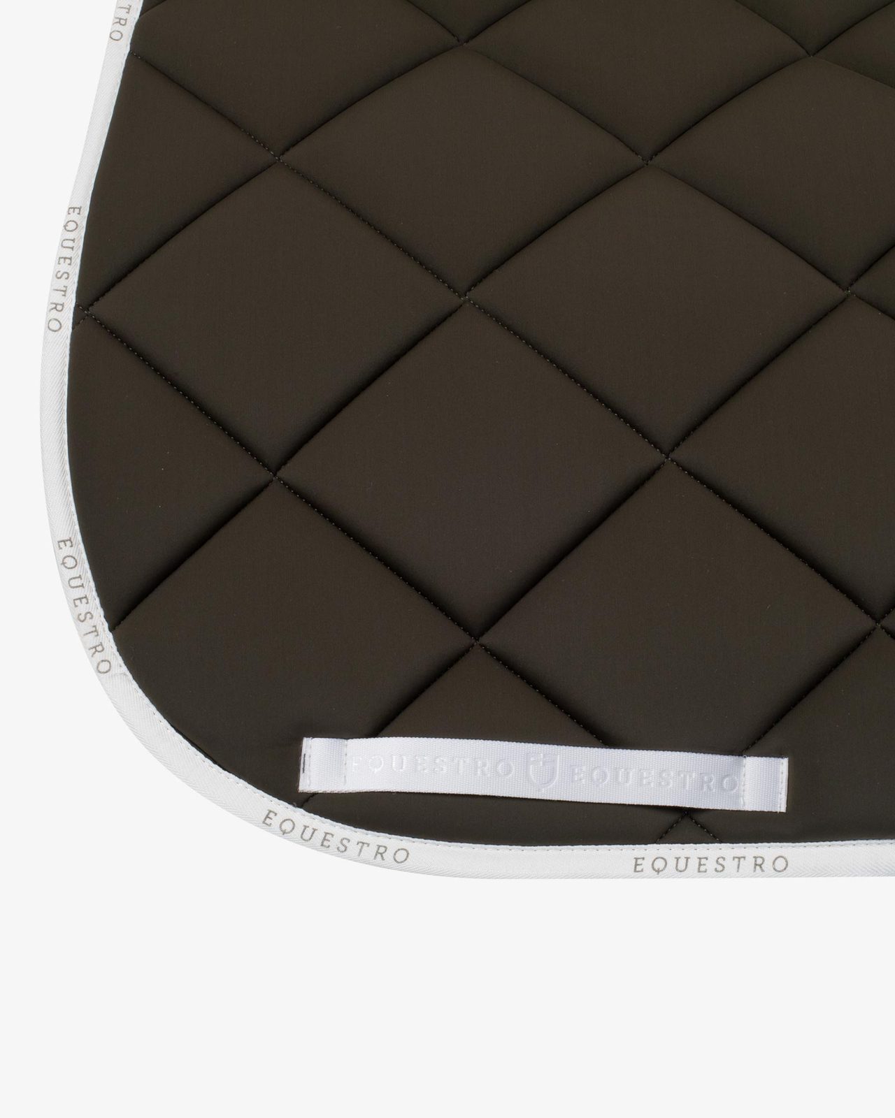 Dressage saddle pad technical fabric with logo